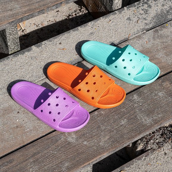 Lavender Comfort Slide Sandals Size 6 - Picture 3 of 3